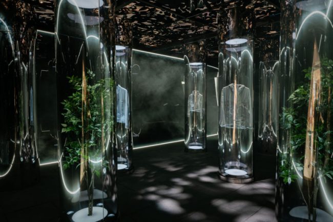 Inside the Arc’teryx pop-up in Grand Gateway Mall, Shanghai