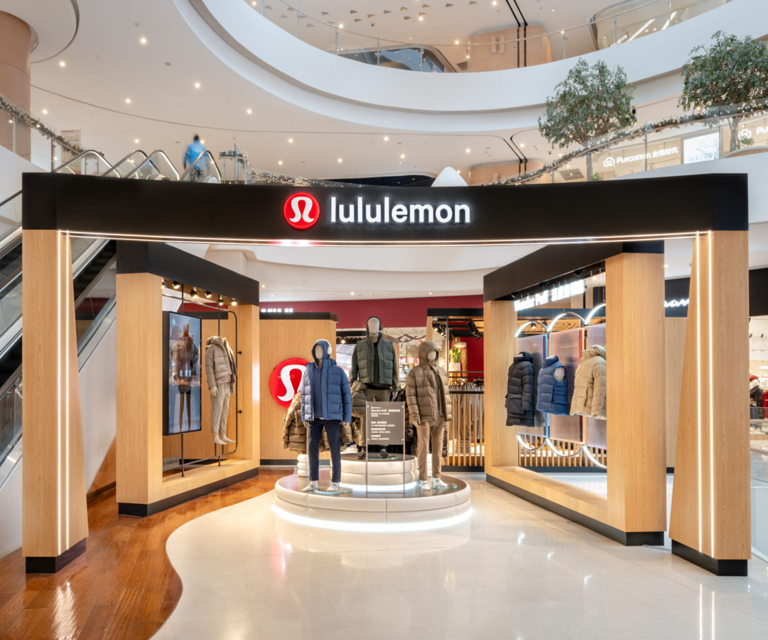 lululemon’s first pop-up store for men in China, designed by The Orangeblowfish